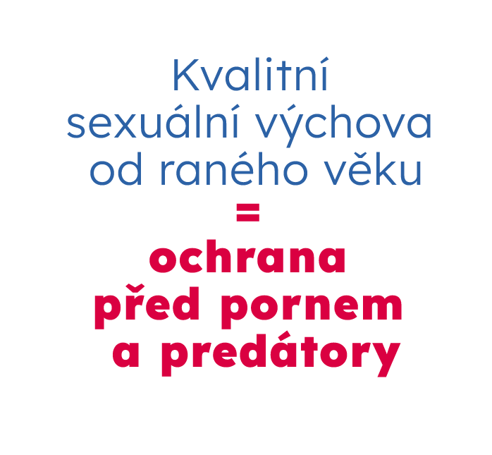 Kvalitní sexuální výchova od raného věku = ochrana před pornem a predátory